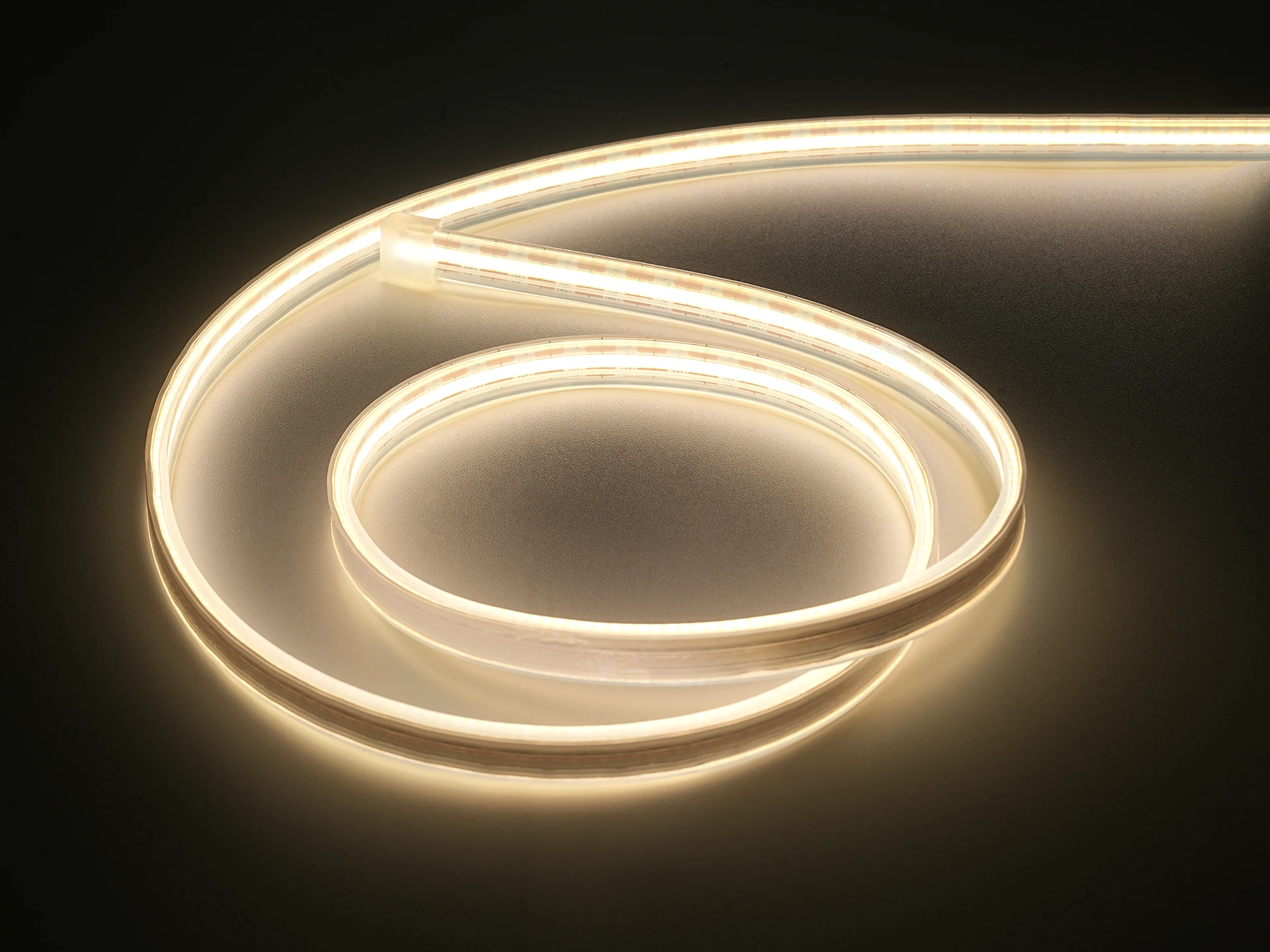 ST205 Series, 400LED/M, 8W/M, 1CCT, 10mm CUT, IP65, Single Color LED Strip Light